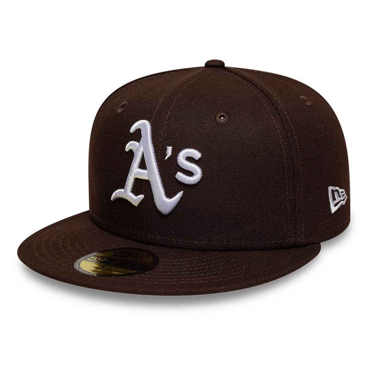 Athletics MLB Dark Brown 59FIFTY Fitted Cap-zelvios