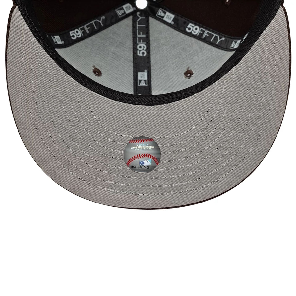 Athletics MLB Dark Brown 59FIFTY Fitted Cap-zelvios