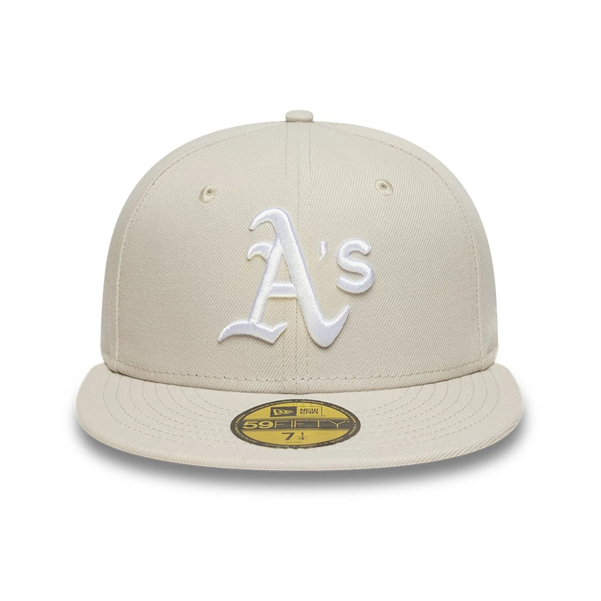 Athletics MLB Beige 59FIFTY Fitted Cap-zelvios