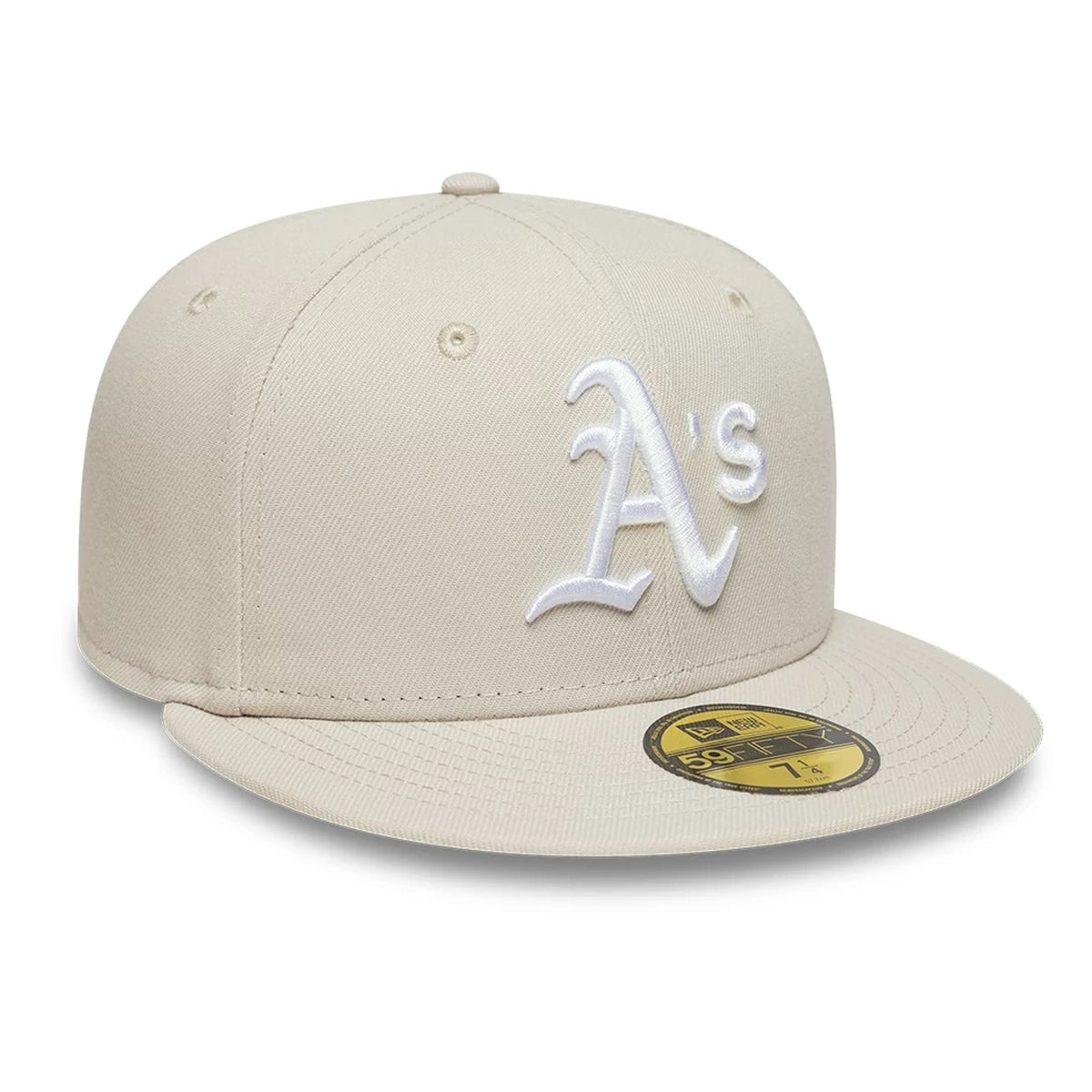 Athletics MLB Beige 59FIFTY Fitted Cap-zelvios