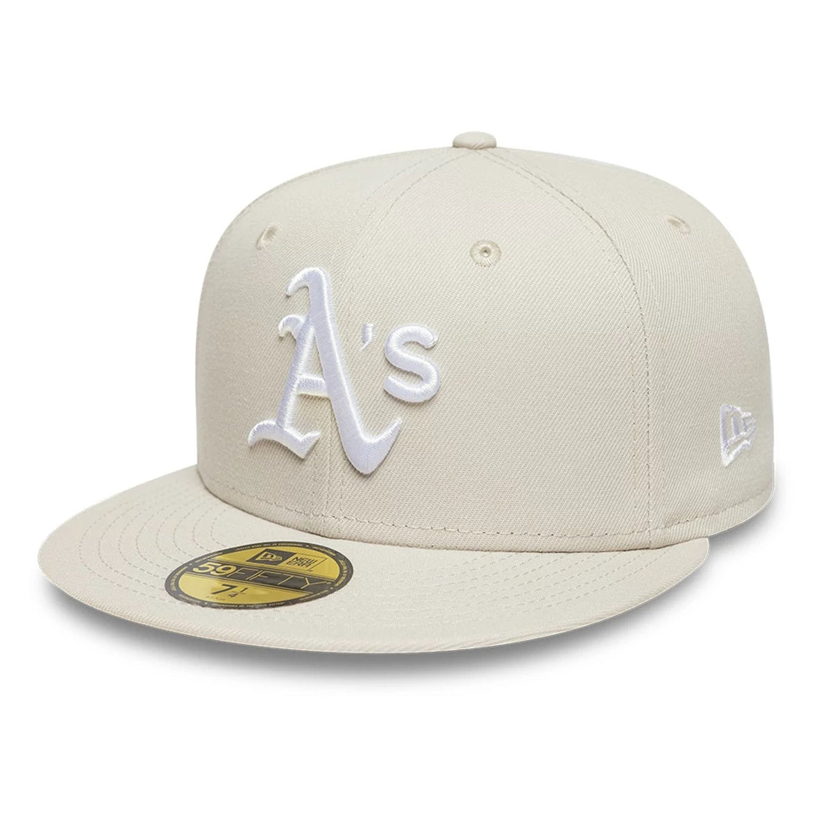 Athletics MLB Beige 59FIFTY Fitted Cap-zelvios