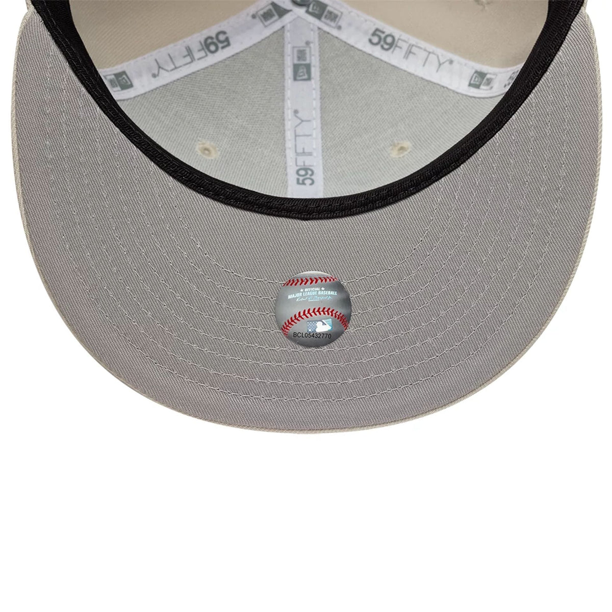 Athletics MLB Beige 59FIFTY Fitted Cap-zelvios