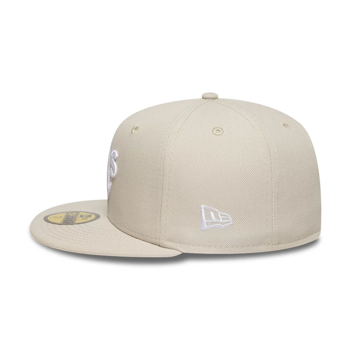 Athletics MLB Beige 59FIFTY Fitted Cap-zelvios