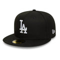 LA Dodgers MLB Black 59FIFTY Fitted Cap-zelvios