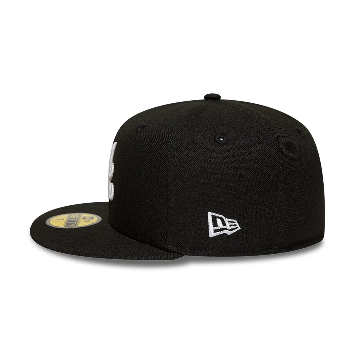 Atlanta Braves MLB Black 59FIFTY Fitted Cap-zelvios