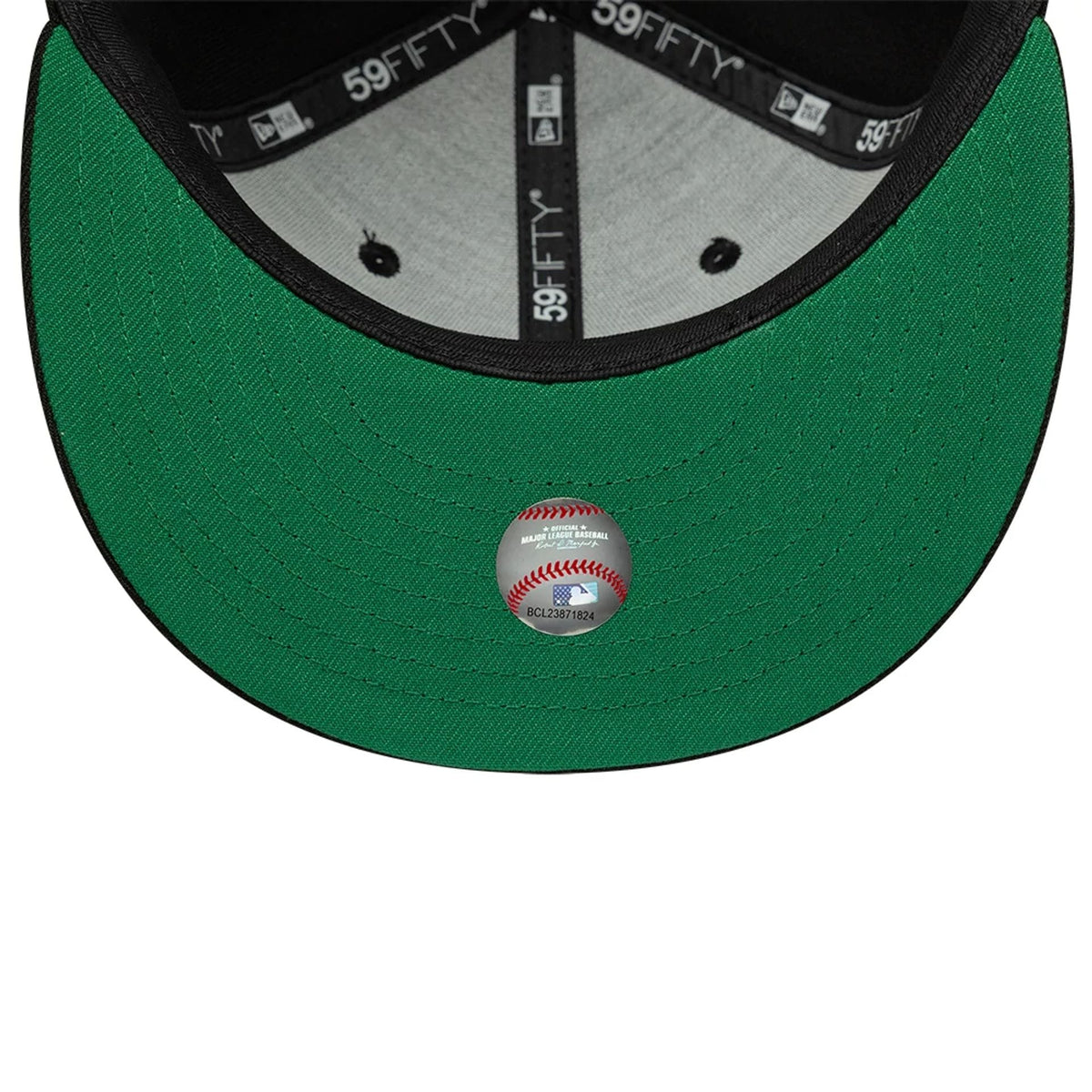 Oakland Athletics MLB Black 59FIFTY Fitted Cap-zelvios
