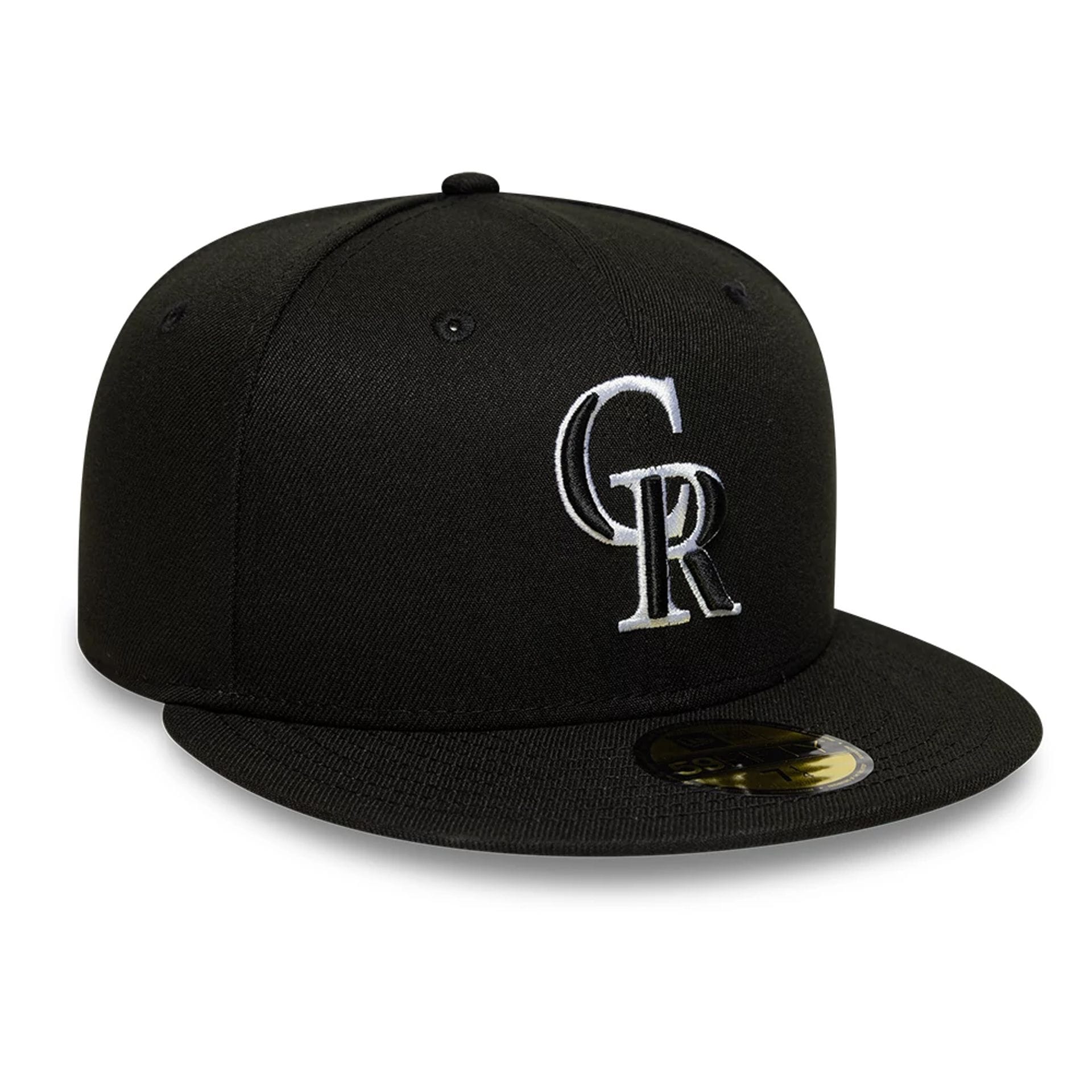 Colorado Rockies MLB Black 59FIFTY Fitted Cap-kentox