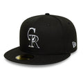 Colorado Rockies MLB Black 59FIFTY Fitted Cap-kentox