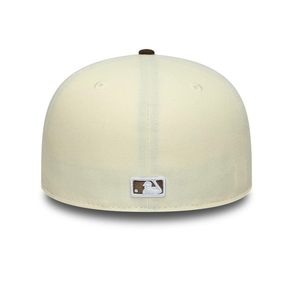 Boston Red Sox MLB Cream 59FIFTY A-Frame Fitted Cap-zelvios