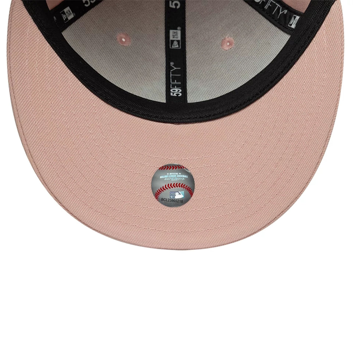 New York Yankees MLB Pastel Pink Low Profile 59FIFTY Fitted Cap-zelvios