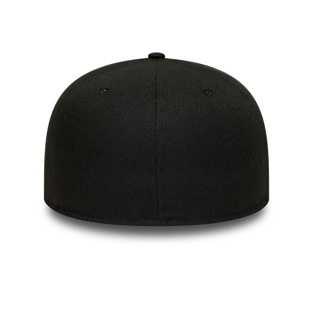 New Era Black 59FIFTY A-Frame Fitted Cap-zelvios
