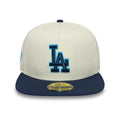 LA Dodgers MLB White 59FIFTY A-Frame Fitted Cap-zelvios