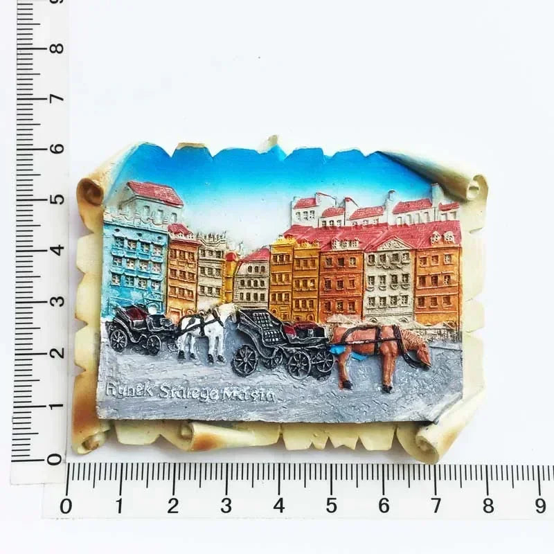 Poland Wavel Castle KRAKOW Fridge Magnets Wroclaw Castle Tourist Souvenirs Magnetic Sticker Home Decoration Polska Gifts Idea
