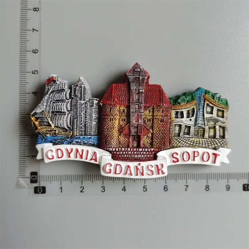 Poland Wavel Castle KRAKOW Fridge Magnets Wroclaw Castle Tourist Souvenirs Magnetic Sticker Home Decoration Polska Gifts Idea