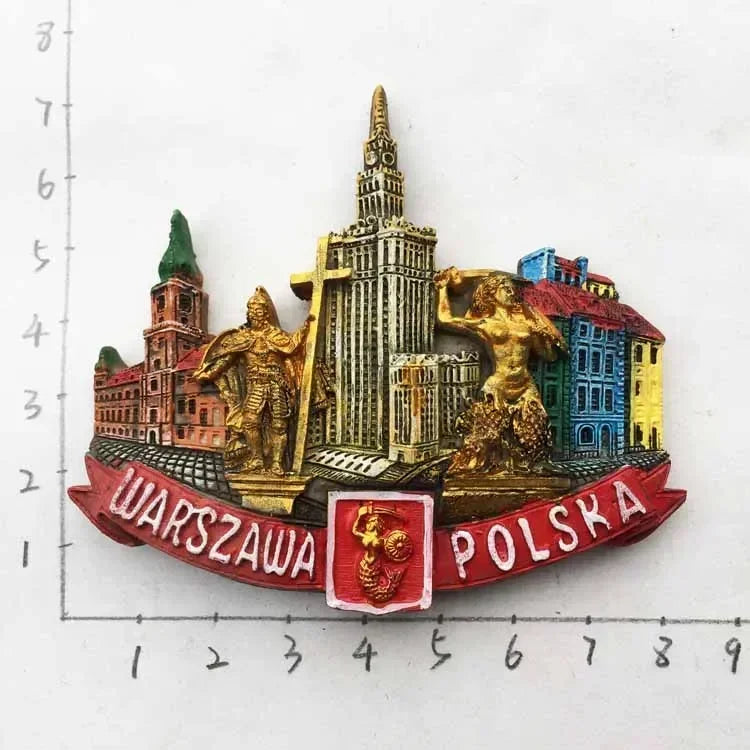 Poland Wavel Castle KRAKOW Fridge Magnets Wroclaw Castle Tourist Souvenirs Magnetic Sticker Home Decoration Polska Gifts Idea