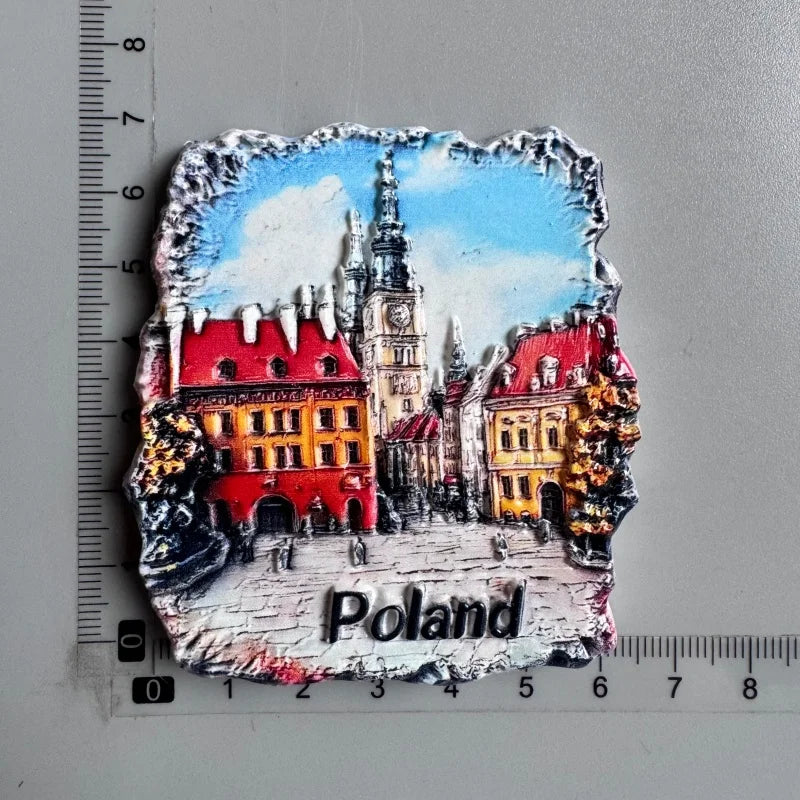 Poland Wavel Castle KRAKOW Fridge Magnets Wroclaw Castle Tourist Souvenirs Magnetic Sticker Home Decoration Polska Gifts Idea