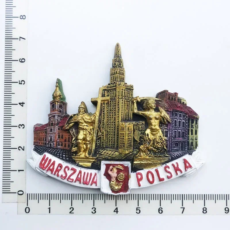 Poland Wavel Castle KRAKOW Fridge Magnets Wroclaw Castle Tourist Souvenirs Magnetic Sticker Home Decoration Polska Gifts Idea