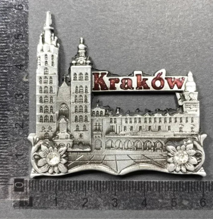 Poland Wavel Castle KRAKOW Fridge Magnets Wroclaw Castle Tourist Souvenirs Magnetic Sticker Home Decoration Polska Gifts Idea